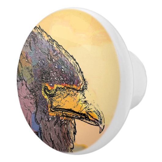 HAWK KERAMISCHE KNOP (Rechts)