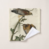 Hawk met rode schouders - Amerikaanse vogels van A Bad Handdoek (Wasdoekje)