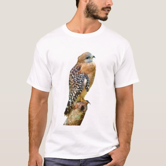 Hawk met roodschouderklopjes t-shirt (Voorkant)