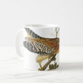 Hawk met roodschouders, met Audubon Koffiemok (Voorkant links)