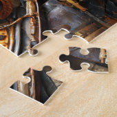 Hawk met steampunk armor legpuzzel (Zijkant)