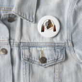 Hawk Moon Ronde Button 5,7 Cm (In situ)
