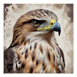 Hawk no 2 Glanzend Poster