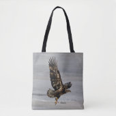 Hawk over de canvas tas (Voorkant)