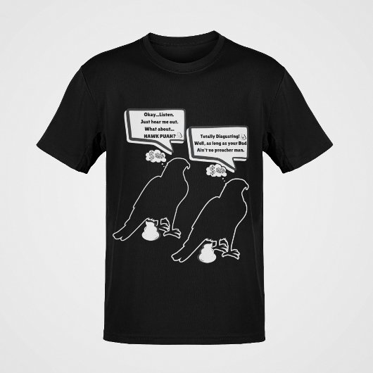 Hawk Pauh: Hawk Poop remake van Hawk Tuah T-shirt