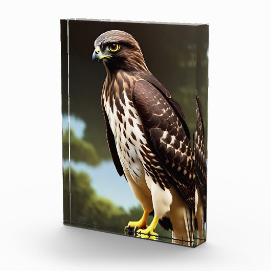 hawk Photo Block art Fotoblokken (Rechts)