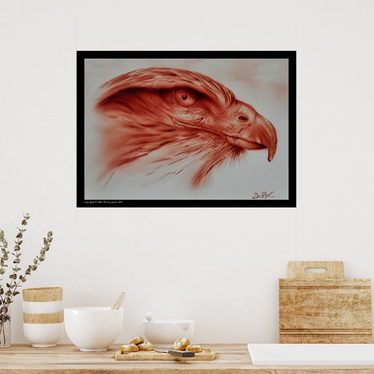 Hawk Poster (Keuken)