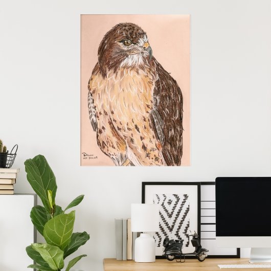 Hawk Poster (Thuiskantoor)