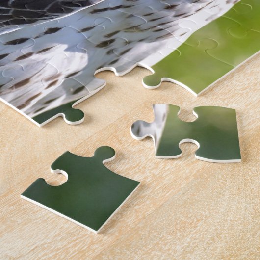 Hawk Puzzle/Jigzaag met tin Legpuzzel (Zijkant)