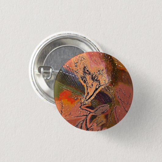 HAWK RONDE BUTTON 3,2 CM (Voorkant /achterkant)