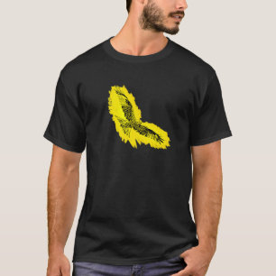 Hawk roofvogel motief snavelklauwen kleurrijke vog t-shirt
