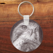 Hawk Sketch-Sleutelhanger Sleutelhanger (Voorkant)