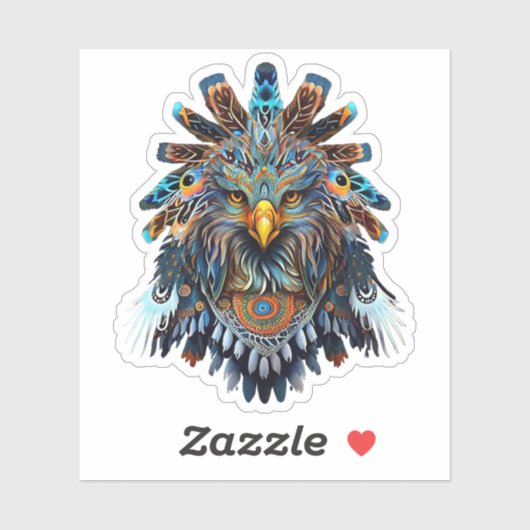 Hawk Spirit Animal Sticker (Vel)