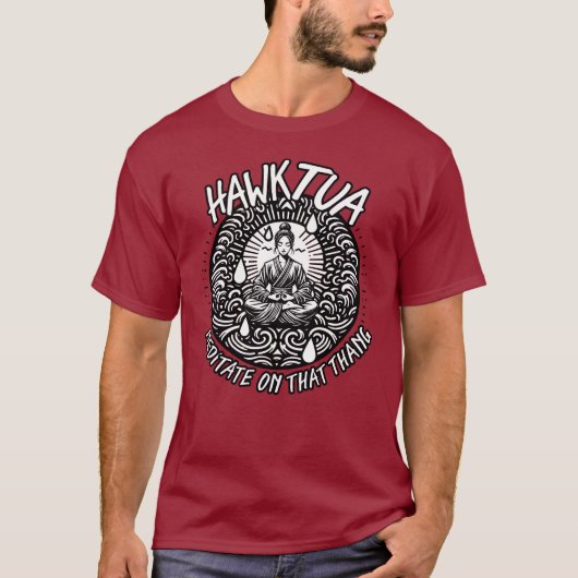 Hawk Tua Mediteren op het Thang T-shirt (Voorkant)