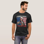 Hawk Tuah Amerikaanse vlag George Washington 4e va T-shirt (Voorkant volledig)