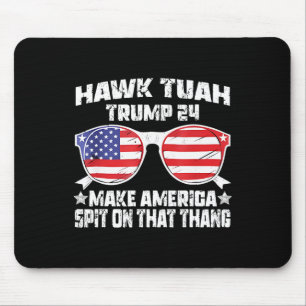 Hawk Tuah Funny Viral Humor Meme Video Meisje 24 T Muismat