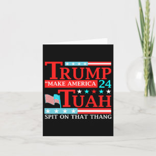 Hawk Tuah Funny Viral Humor Meme Video T-shirt Gir Kaart