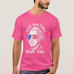 Hawk Tuah Grappig 2024 4 juli Meme T-shirt