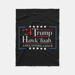 Hawk Tuah Grappig Neem Amerika terug Fleece Deken
