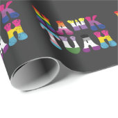 Hawk Tuah Grappige LGBTQ Regenboog Vlag Ally Trans Cadeaupapier (Rol Hoek)