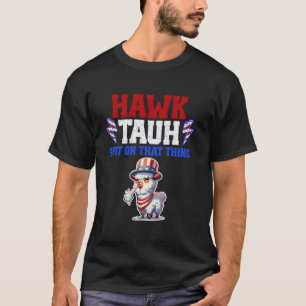 Hawk Tuah Meme Llama Grap TShirt Voor Mannen Vrouw