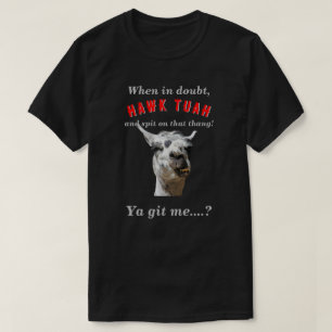 Hawk tuah spugen lama novelty parodie DK T-shirt