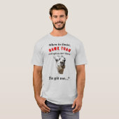 Hawk tuah spugen lama novelty parodie LT T-shirt (Voorkant volledig)