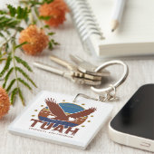 Hawk Tuah Sunset Sleutelhanger (Voorkant Rechts)