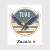Hawk Tuah Sunset Sticker (Vel)