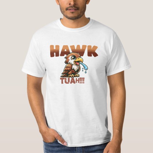 Hawk Tuah. - Unisex softstyle T-shirt | Uniek en (Voorkant)