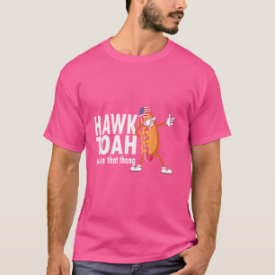 Hawk Tush Amerikaanse Vlag Blauw Rood Witte Mannen T-shirt