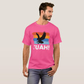 Hawk Tush Funny Parody Meme Retro Eagle De T-shirt (Voorkant volledig)