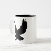 Hawk Tweekleurige Koffiemok (Voorkant links)