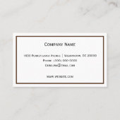 Hawk Visitekaartje (Achterkant)