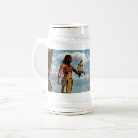 Hawk Warrior Bierpul (Voorkant links)