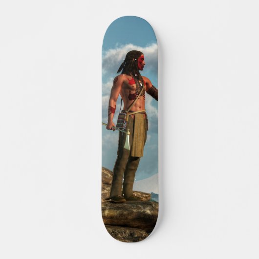 Hawk Warrior Persoonlijk Skateboard (Voorkant)