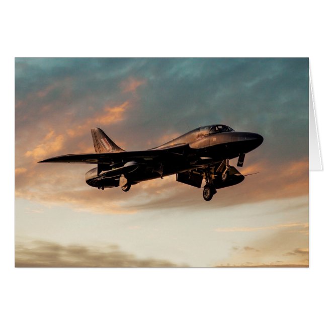 Hawker Hunter (Voorkant Horizontaal)