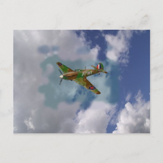 Hawker Hurrican Briefkaart (Voorkant)