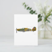 Hawker Hurricane Briefkaart (Staand voorkant)