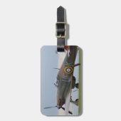 Hawker Hurricane Driekwart aanzicht Bagagelabel (Voorkant verticaal)
