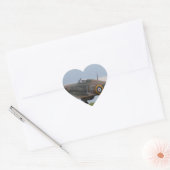 Hawker Hurricane Driekwart aanzicht Hart Sticker (Envelop)