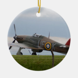 Hawker Hurricane Driekwart aanzicht Keramisch Ornament