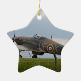 Hawker Hurricane Driekwart aanzicht Keramisch Ornament