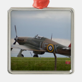 Hawker Hurricane Driekwart aanzicht Metalen Ornament