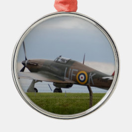 Hawker Hurricane Driekwart aanzicht Metalen Ornament