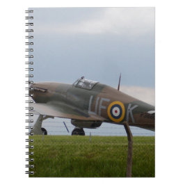 Hawker Hurricane Driekwart aanzicht Notitieboek