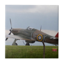 Hawker Hurricane Driekwart aanzicht Tegeltje
