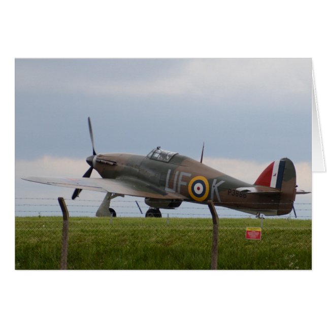 Hawker Hurricane Driekwart Uitzicht (Voorkant Horizontaal)