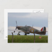 Hawker Hurricane Driekwart Uitzicht Briefkaart (Voorkant / Achterkant)