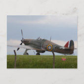 Hawker Hurricane Driekwart Uitzicht Briefkaart (Voorkant)